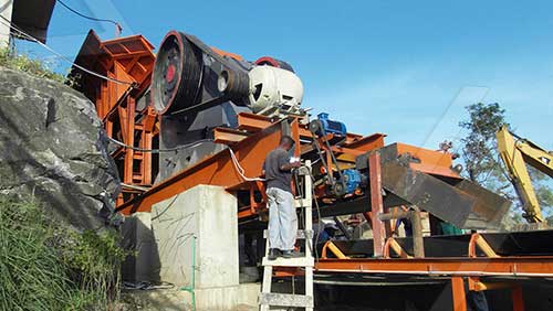 69型破碎機生產(chǎn)線現(xiàn)場