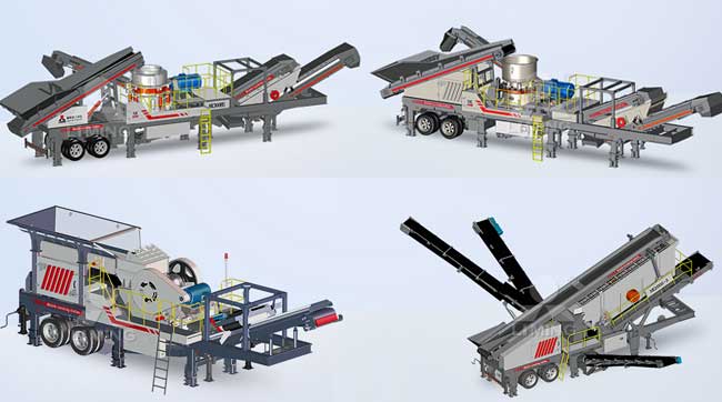 多種類型的篩分移動(dòng)站都可以組合 多種類型的篩分移動(dòng)站都可以組合