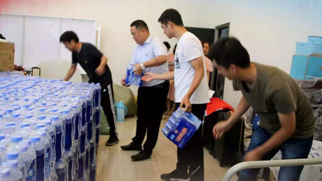 黎明重工捐贈抗洪救災(zāi)水源