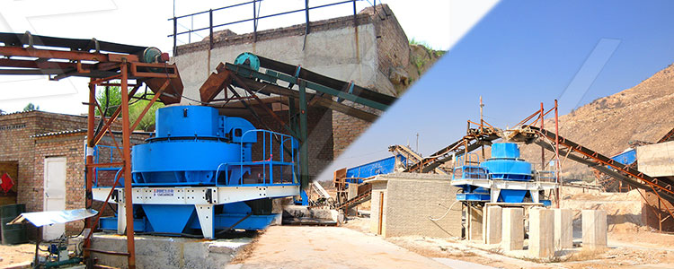 VSI制砂機(jī)工作現(xiàn)場(chǎng)