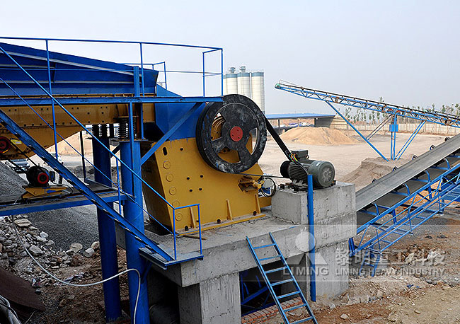 甘肅文縣石灰石制砂生產(chǎn)線